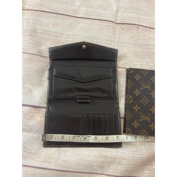 Vintage Louis Vuitton Women's Monogram Wallet W/ Fabric Design - OS - Picture 9 of 12